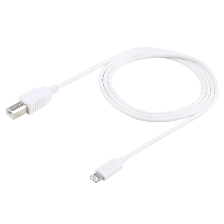 1m 8 Pin to Type-B Male Piano / Electronic Piano Cable MIDI Cable Adapter(White)