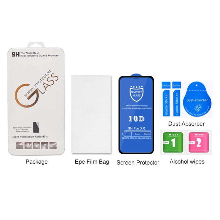 For iPhone 11 / XR 9H Full Screen Tempered Glass Screen Protector - iPhone XR Tempered Glass by PMC TechLife | Online Shopping South Africa | PMC TechLife