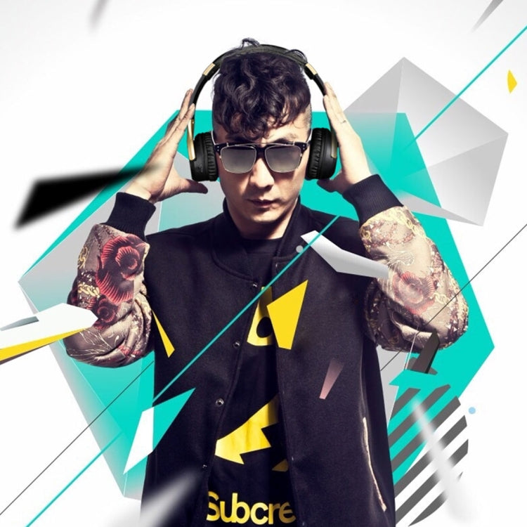 ZEALOT B26T Stereo Wired Wireless Bluetooth 4.0 Subwoofer Headset with 3.5mm Universal Audio Cable Jack & HD Microphone, For Mobile Phones & Tablets & Laptops, Support 32GB TF Card Maximum(Gold) - Headset & Headphone by ZEALOT | Online Shopping South Africa | PMC TechLife | Buy Now Pay Later Mobicred