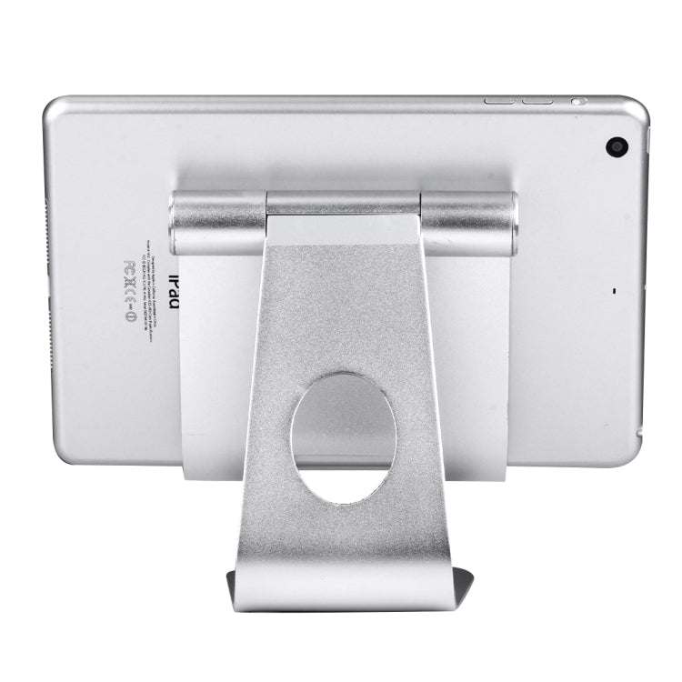 Exquisite Folding Adjustable Pivot Aluminium Alloy Desktop Holder Stand DOCK Cradle(Silver) - Desktop Holder by PMC TechLife | Online Shopping South Africa | PMC TechLife