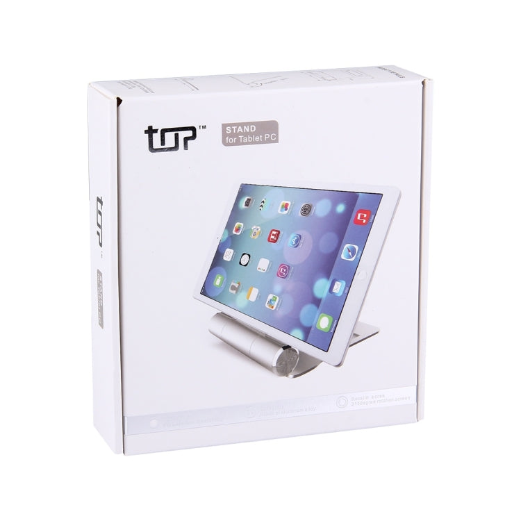 Portable Adjustable Foldable CNC Aluminium Alloy Desktop Tablet Holder Stand for iPad & iPhone & Tablet - Desktop Holder by PMC TechLife | Online Shopping South Africa | PMC TechLife
