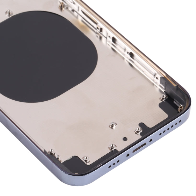 Back Housing Cover with Appearance Imitation of iP13 Pro for iPhone X(Blue)