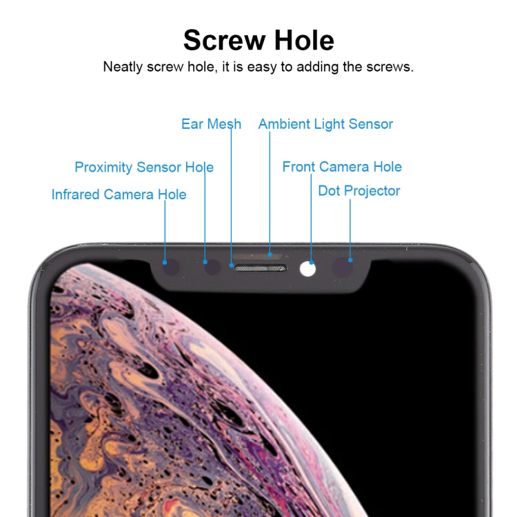GX OLED LCD Screen for iPhone XS Max with Digitizer Full Assembly - free shipping - PMC Jewellery - Order now!