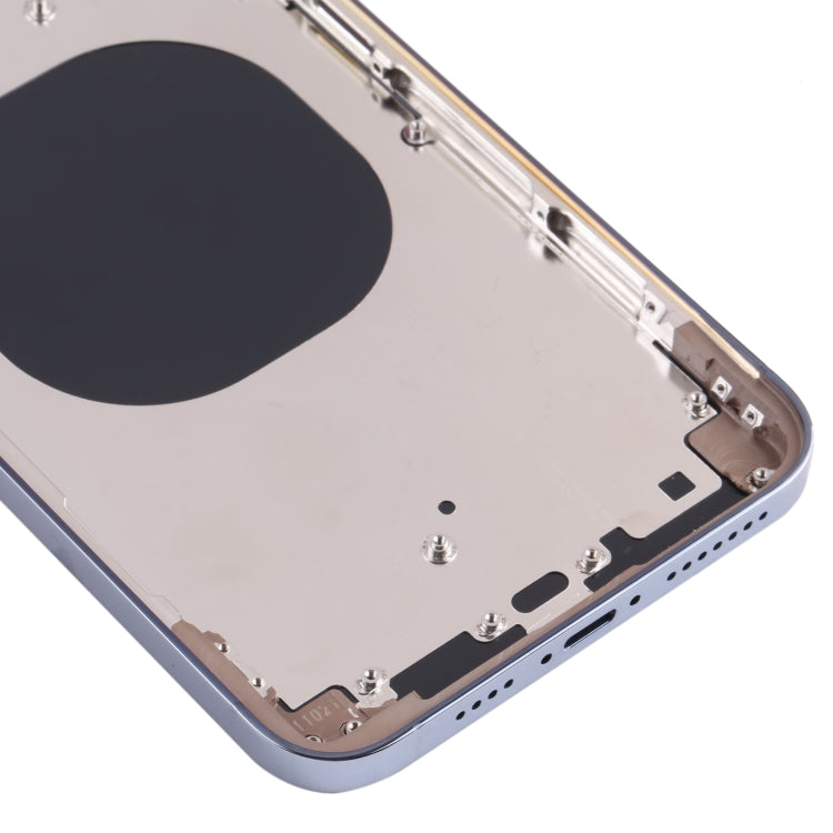 Back Housing Cover with Appearance Imitation of iP13 Pro Max for iPhone XS Max(Blue)
