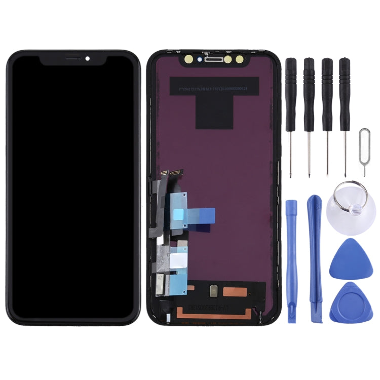 JK TFT LCD Screen for iPhone XR with Digitizer Full Assembly(Black)