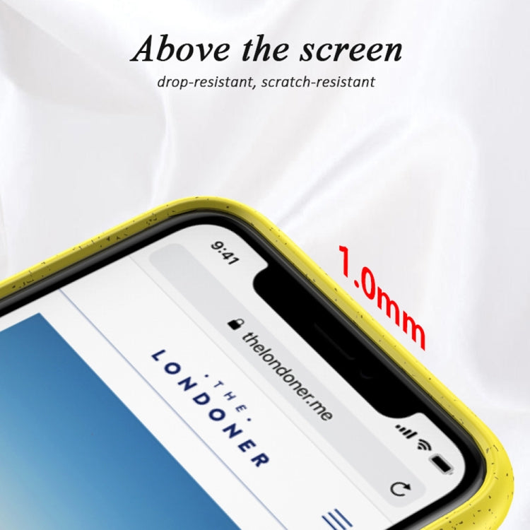 For iPhone XR Starry Series Shockproof Straw Material + TPU Protective Case (Black)