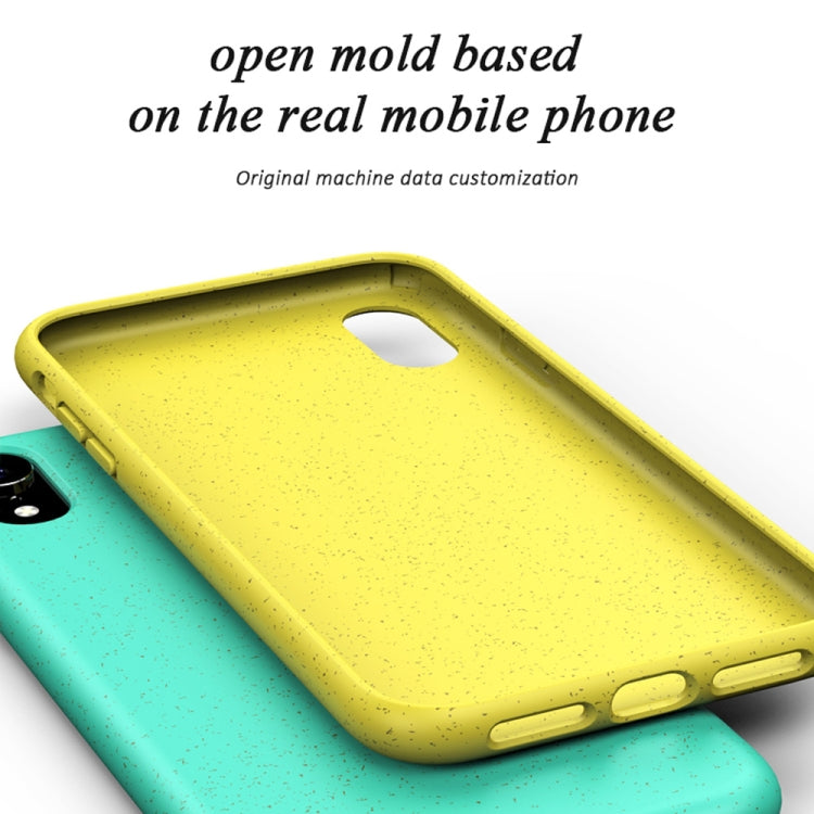 For iPhone XR Starry Series Shockproof Straw Material + TPU Protective Case (Black)
