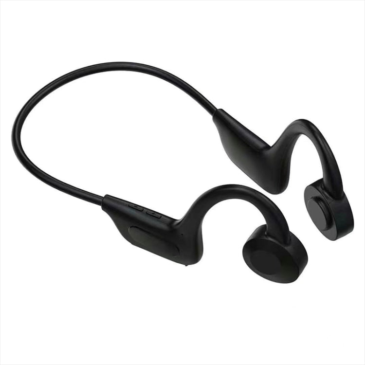 G100 Bluetooth 5.0 Wireless Ear-mounted Sports Water-resistant Bone Conduction Earphone (Black)
