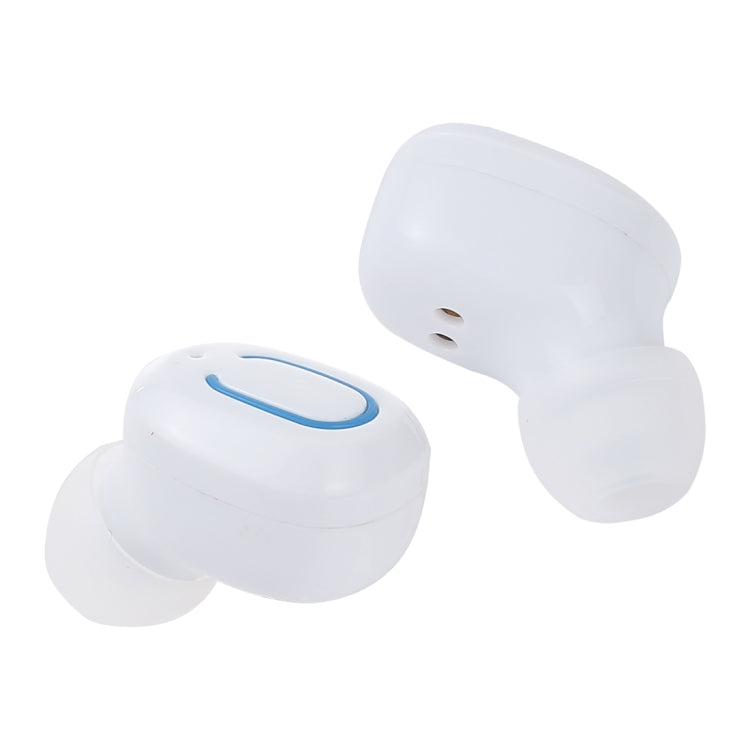 TI8S TWS Dazzling Wireless Stereo Bluetooth 5.0 Earphones with Charging Case(White)