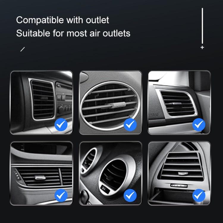 K10 15W Max Output Infrared Sensor Car Air Outlet Bracket Wireless Charger(White) - Wireless Charger Holders by PMC TechLife | Online Shopping South Africa | PMC TechLife