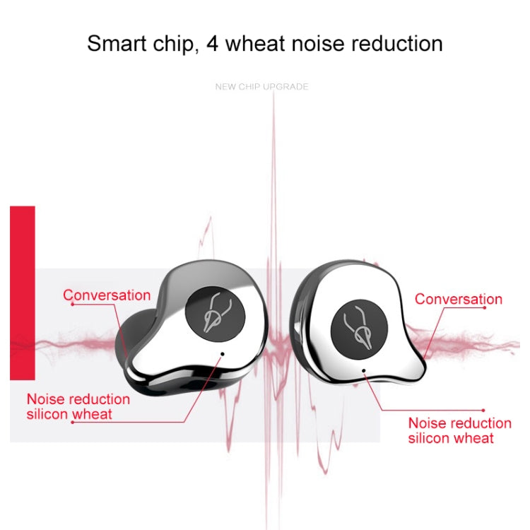 Sabbat E12 Portable In-ear Bluetooth V5.0 Earphone with Wireless Charging Box, Wireless Charging Model, For iPhone, Galaxy, Huawei, Xiaomi, HTC and Other Smartphones(Grey) - free shipping - PMC Jewellery - Order now!