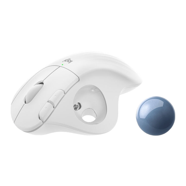 Logitech ERGO M575 Creative Wireless Trackball Mouse (White) - free shipping - PMC Jewellery - Order now!