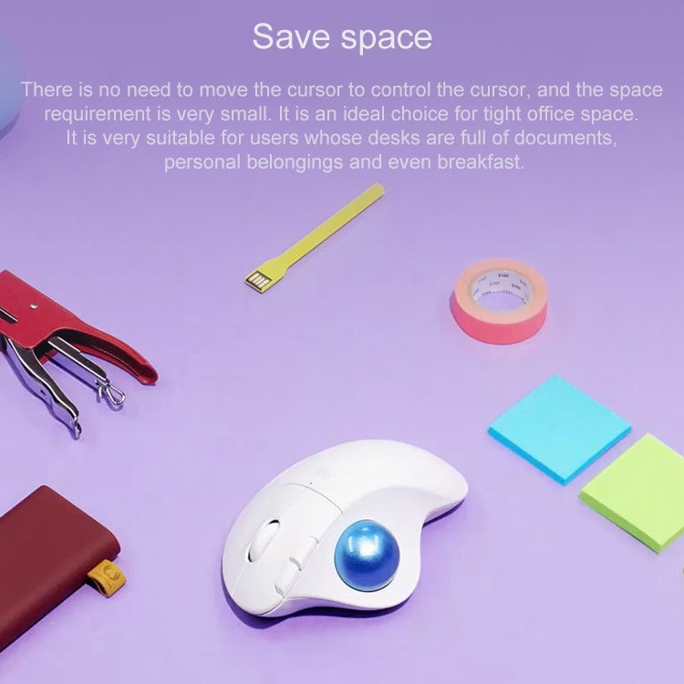 Logitech ERGO M575 Creative Wireless Trackball Mouse (White) - free shipping - PMC Jewellery - Order now!