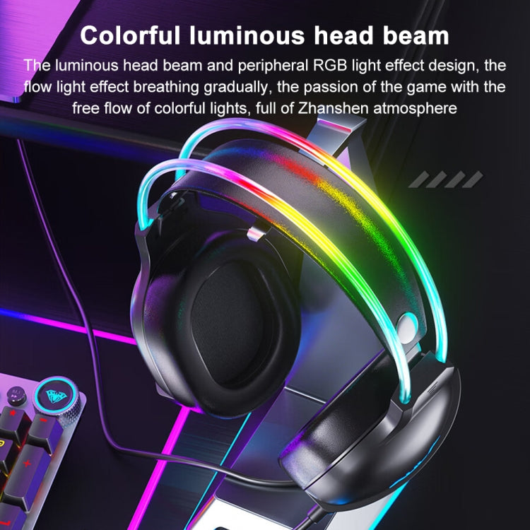 AULA S503 Headset RGB Wired Gaming Headphones - free shipping - PMC Jewellery - Order now!