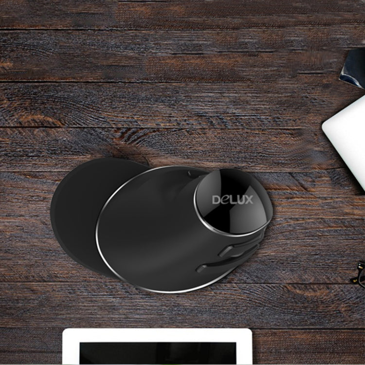 DELUX M618 Plus 2.4G 1600DPI Wireless Portable Vertical Ergonomic Mouse - free shipping - PMC Jewellery - Order now!
