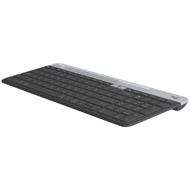 Logitech K580 Dual Modes Thin and Light Multi-device Wireless Keyboard with Phone Holder (Black)