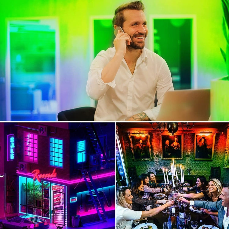 WS2812B RGB Light 5050 SMD LED Casing Waterproof Rope Light, 30 LED/m, DC 12V, Length: 5m - Casing Waterproof Light by PMC TechLife | Online Shopping South Africa | PMC TechLife