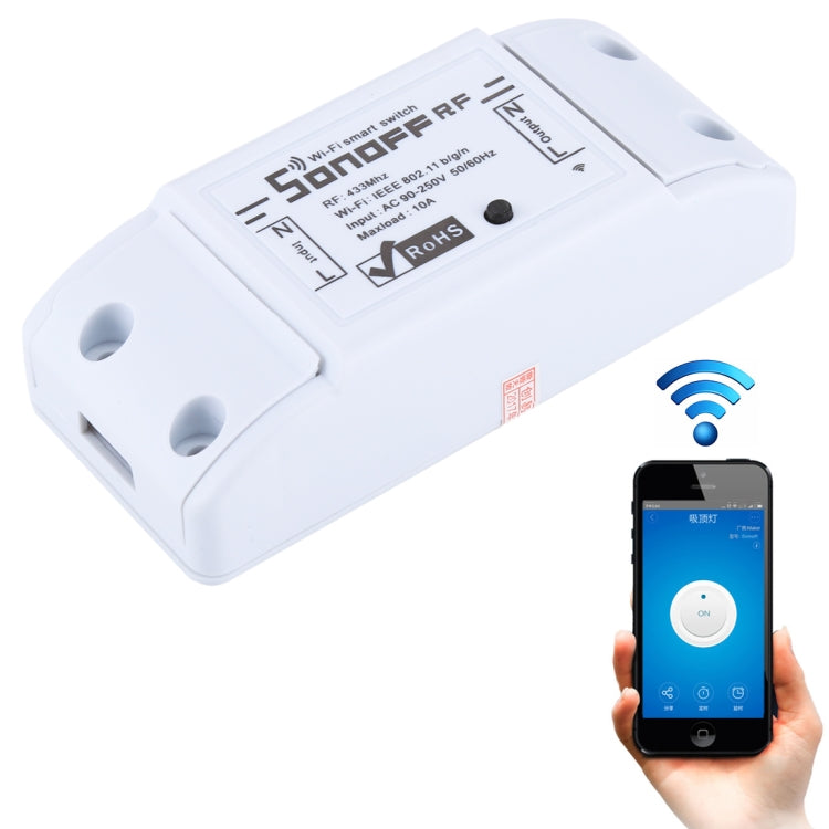 Sonoff 433MHz DIY WiFi Smart Wireless Remote Control Timer Module Power Switch for Smart Home, Support iOS and Android - free shipping - PMC Jewellery - Order now!