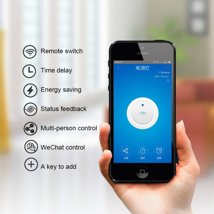 Sonoff 433MHz DIY WiFi Smart Wireless Remote Control Timer Module Power Switch with 4-keys Remote Control for Smart Home, Support iOS and Android - free shipping - PMC Jewellery - Order now!