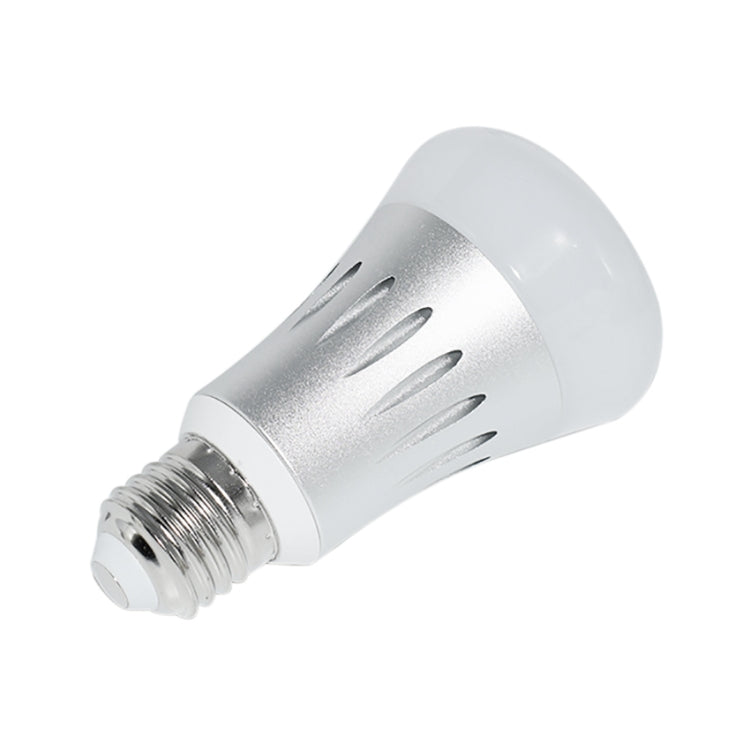 JH-G05 E27 7W WiFi Smart LED Light Bulb, 6000K+RGB 600LM Works with Alexa & Google Home, AC 175-255V(Silver)