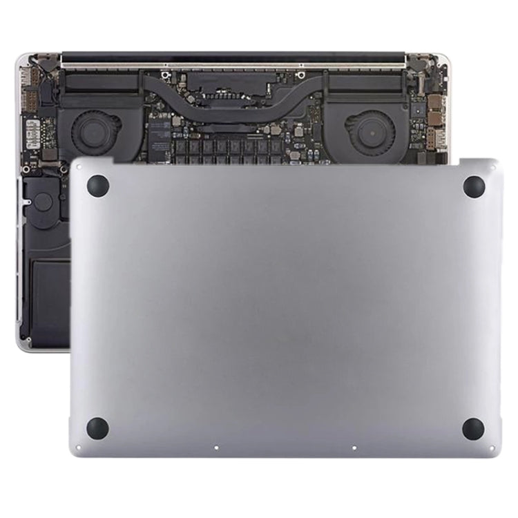Bottom Cover Case for Macbook Pro Retina 13 inch A1706 2016-2017(Grey) - Bottom Cover by PMC Jewellery | Online Shopping South Africa | PMC Jewellery | Buy Now Pay Later Mobicred