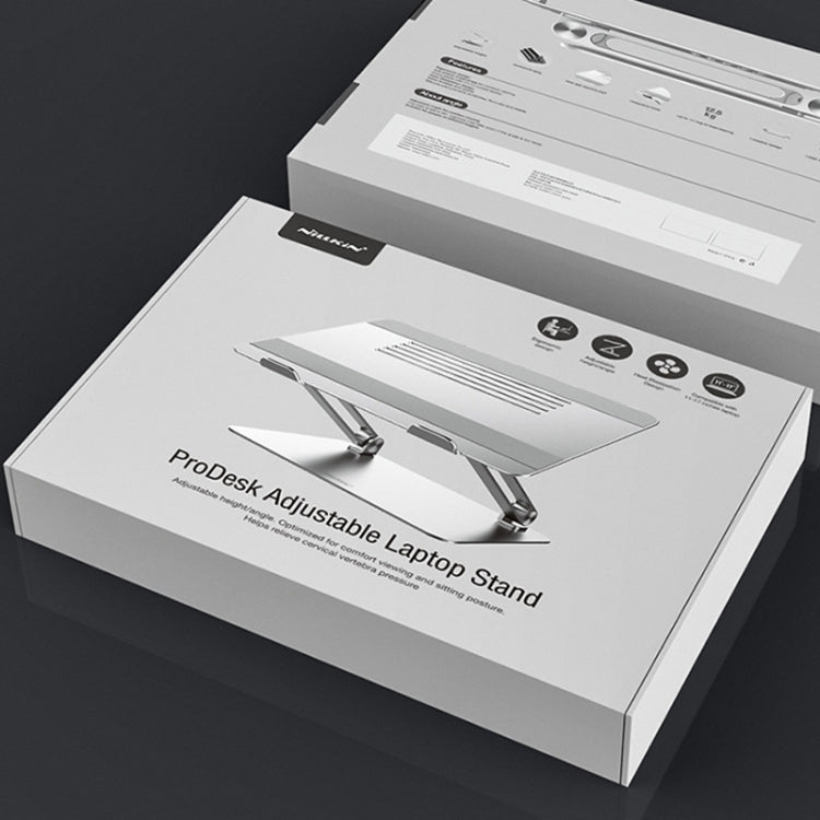 NILLKIN ProDesk Adjustable Aluminum Alloy Laptop Notebook Stand Holder (Silver) - free shipping - PMC TechLife - Order now!