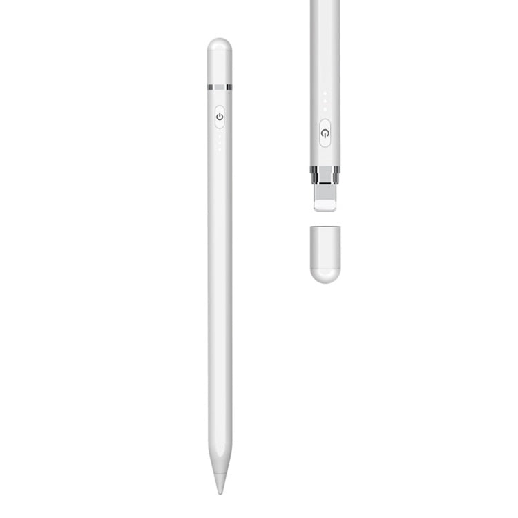 P7-LS Active Capacitive Stylus Pen with Palm Rejection for iPad After 2018 Version(White)