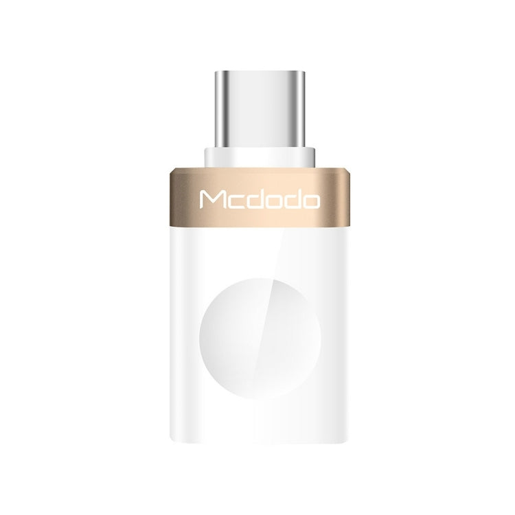 Mcdodo OT-1942 USB-C / Type-C to USB 3.0 AF Data Transmission Charging OTG Adapter(Gold) - OTG Adapter by Mcdodo | Online Shopping South Africa | PMC Jewellery | Buy Now Pay Later Mobicred