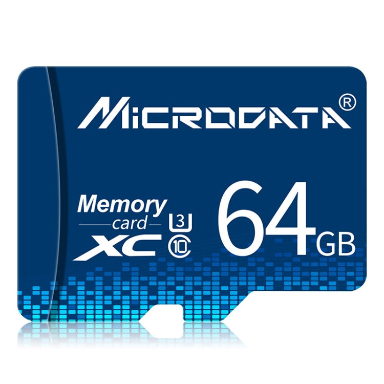 MICRODATA 64GB U3 Blue TF(Micro SD) Memory Card - free shipping - PMC Jewellery - Order now!
