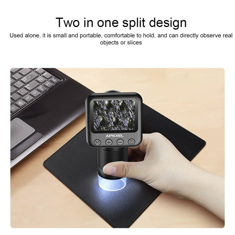 APEXEL MS003 Outdoor Portable HD Digital Microscope with Base - free shipping - PMC Jewellery - Order now!
