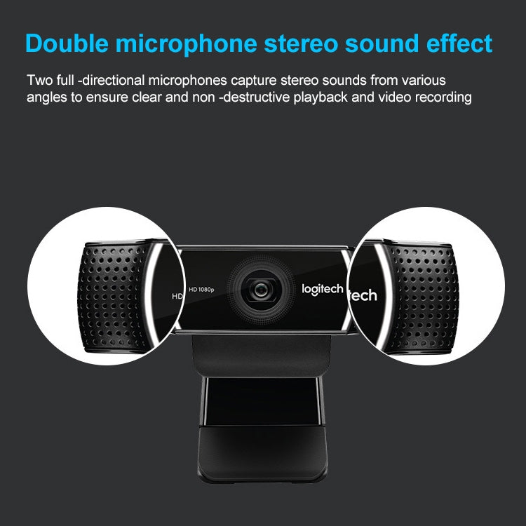Logitech C922 Pro HD Pro Autofocus Built-in Stream Webcam 1080P Web Camera - free shipping - PMC Jewellery - Order now!