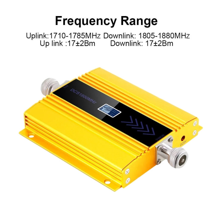 DCS-LTE 4G Phone Signal Repeater Booster, AU Plug(Gold) - free shipping - PMC Jewellery - Order now!