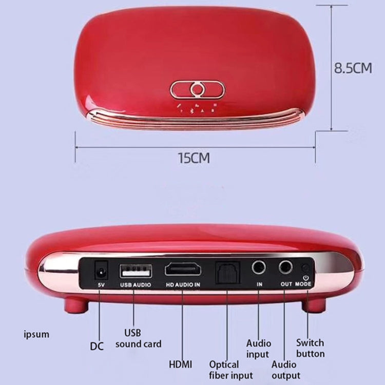 K8 Home Wireless Bluetooth Karaoke Box for Smart TV, Smart TV Box, Set Top Box, PC, Smart Phone(Black)