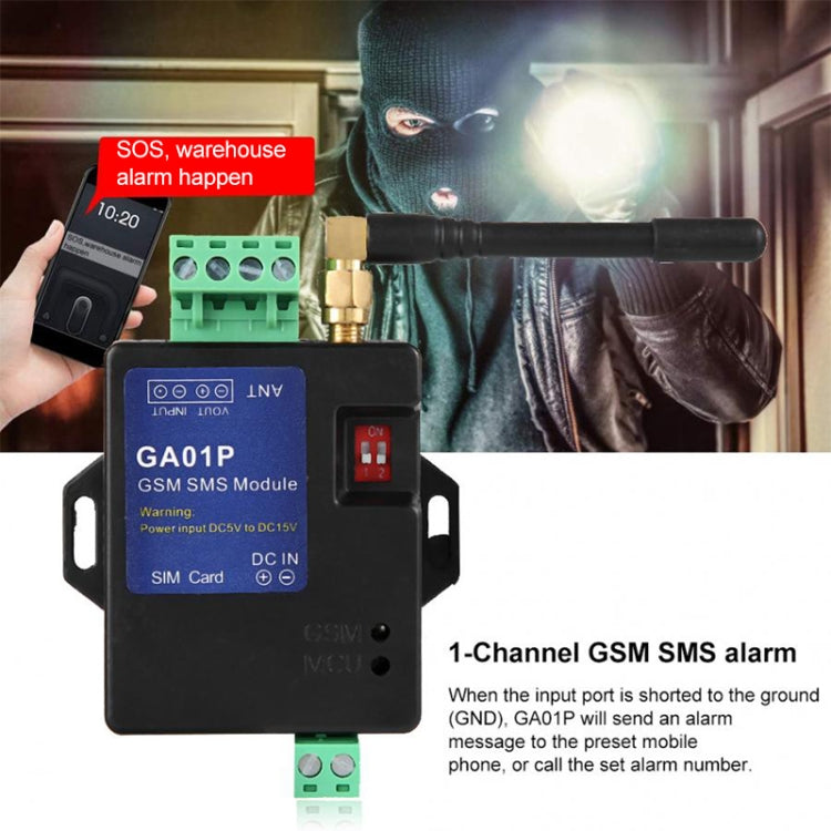 GA01P Mini Smart Power-off GSM SMS Phone Alarm Module - Module by PMC TechLife | Online Shopping South Africa | PMC TechLife | Buy Now Pay Later Mobicred