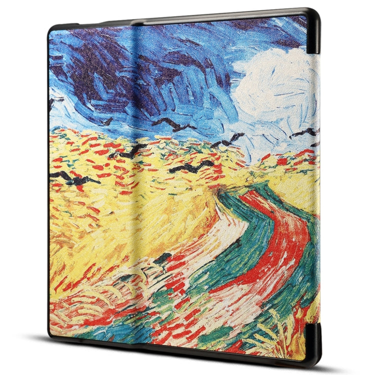 Dibase for Amazon Kindle Oasis 2017 7 inch Print Horizontal Flip PU Leather Protective Case - Amazon by dibase | Online Shopping South Africa | PMC Jewellery | Buy Now Pay Later Mobicred