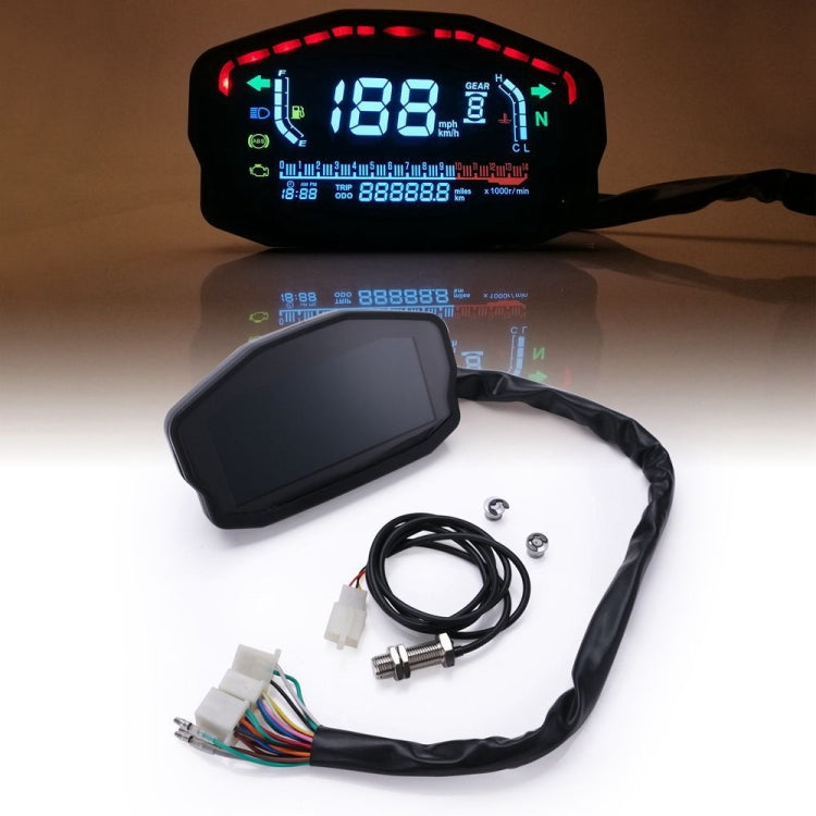 Speedpark Universal Motorcycle Modified LCD Speedometer Digital Backlight Odometer - free shipping - PMC Jewellery - Order now!