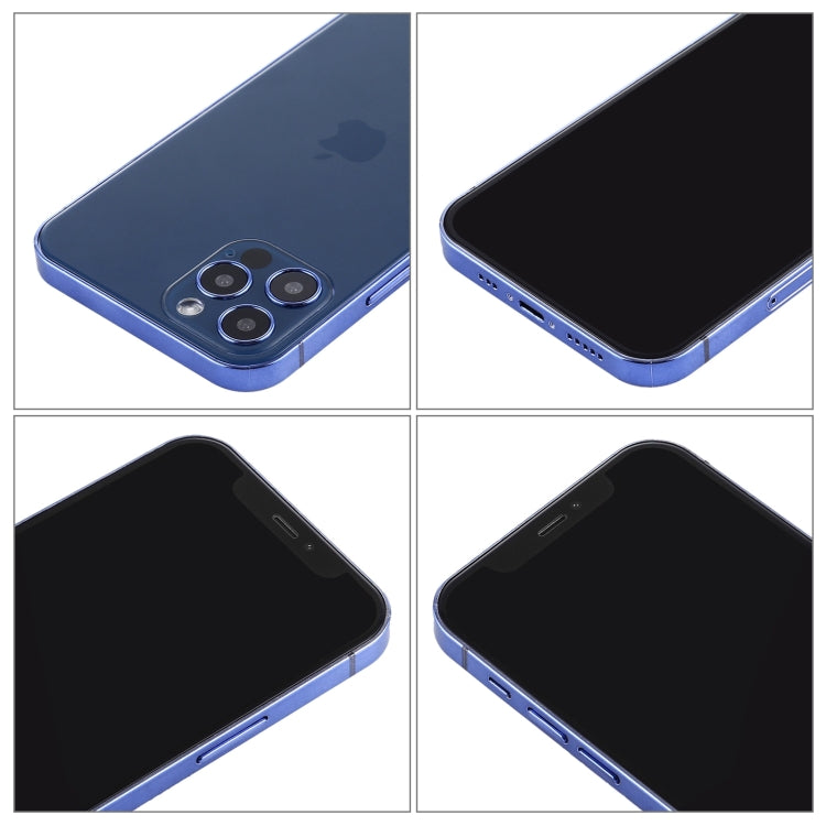 For iPhone 12 Pro Max Black Screen Non-Working Fake Dummy Display Model (Aqua Blue)
