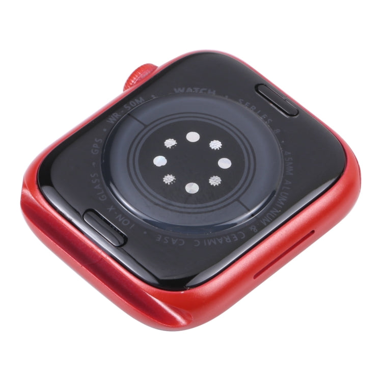 For Apple Watch Series 8 45mm Black Screen Non-Working Fake Dummy Display Model, For Photographing Watch-strap, No Watchband(Red) - free shipping - PMC Jewellery - Order now!