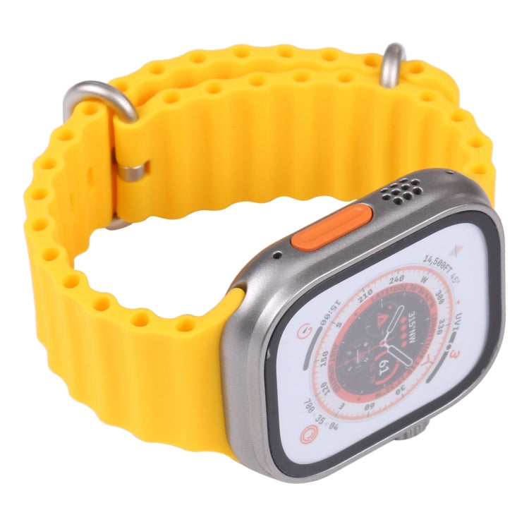 For Apple Watch Ultra 49mm Color Screen Non-Working Fake Dummy Display Model (Yellow)