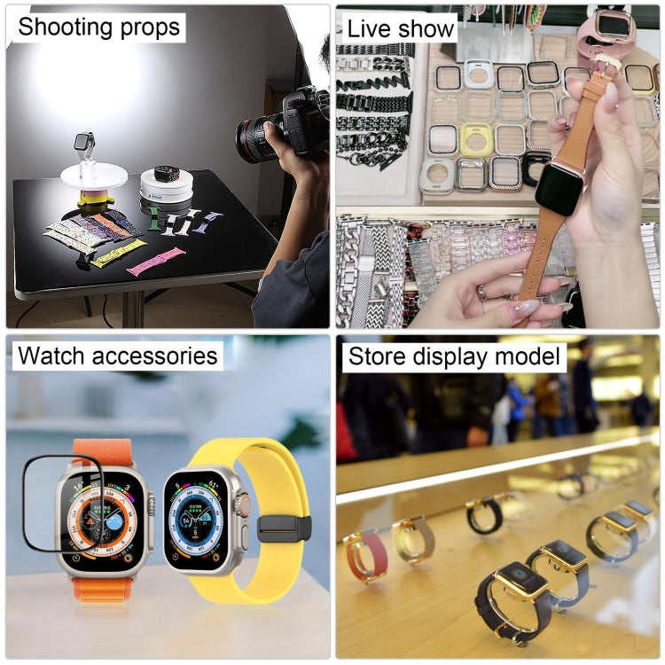 For Apple Watch Ultra 49mm Black Screen Non-Working Fake Dummy Display Model, For Photographing Watch-strap, No Watchband (Silver) - free shipping - PMC Jewellery - Order now!