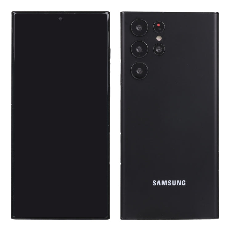 For Samsung Galaxy S22 Ultra 5G Black Screen Non-Working Fake Dummy Display Model(Black)