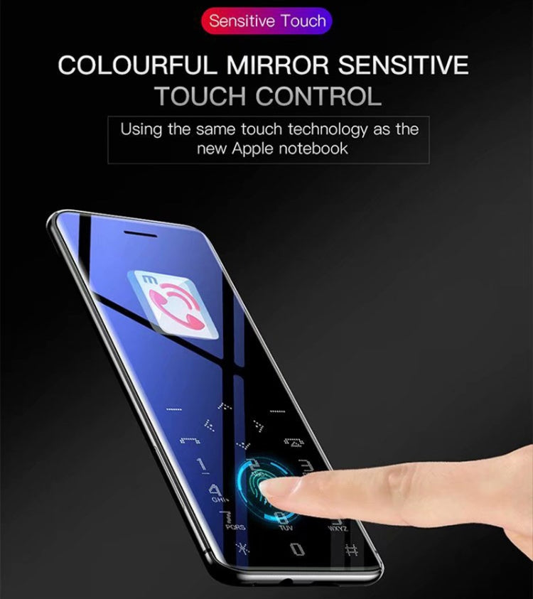 SATREND S10 Card Mobile Phone, 2.4 inch Touch Screen, MTK6261D, Support Bluetooth, FM, GSM, Dual SIM(Black) - free shipping - PMC Jewellery - Order now!