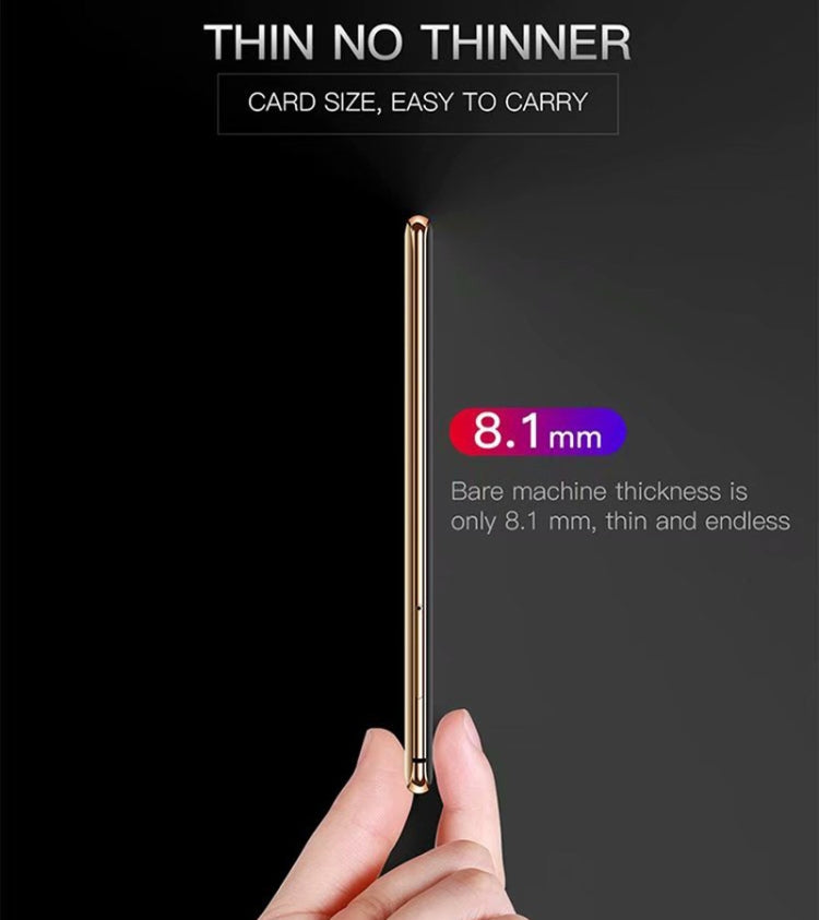 SATREND S10 Card Mobile Phone, 2.4 inch Touch Screen, MTK6261D, Support Bluetooth, FM, GSM, Dual SIM(Black) - free shipping - PMC Jewellery - Order now!