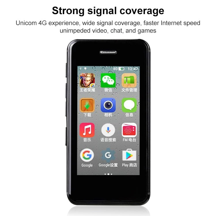 MELROSE S9X, 1GB+8GB+32GB TF, Support Google Play, 2.45 inch, Android 5.1 MTK6580 Quad Core, Support Bluetooth / WiFi, Network: 3G(Black) - free shipping - PMC Jewellery - Order now!