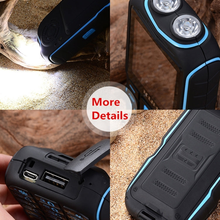 KUH T3 Rugged Phone, Dustproof Shockproof, MTK6261DA, 2400mAh Battery, 2.4 inch, Dual SIM(Black) - free shipping - PMC Jewellery - Order now!