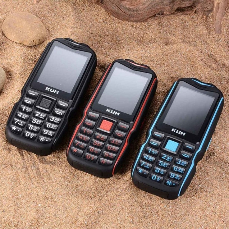 KUH T3 Rugged Phone, Dustproof Shockproof, MTK6261DA, 2400mAh Battery, 2.4 inch, Dual SIM(Black) - free shipping - PMC Jewellery - Order now!