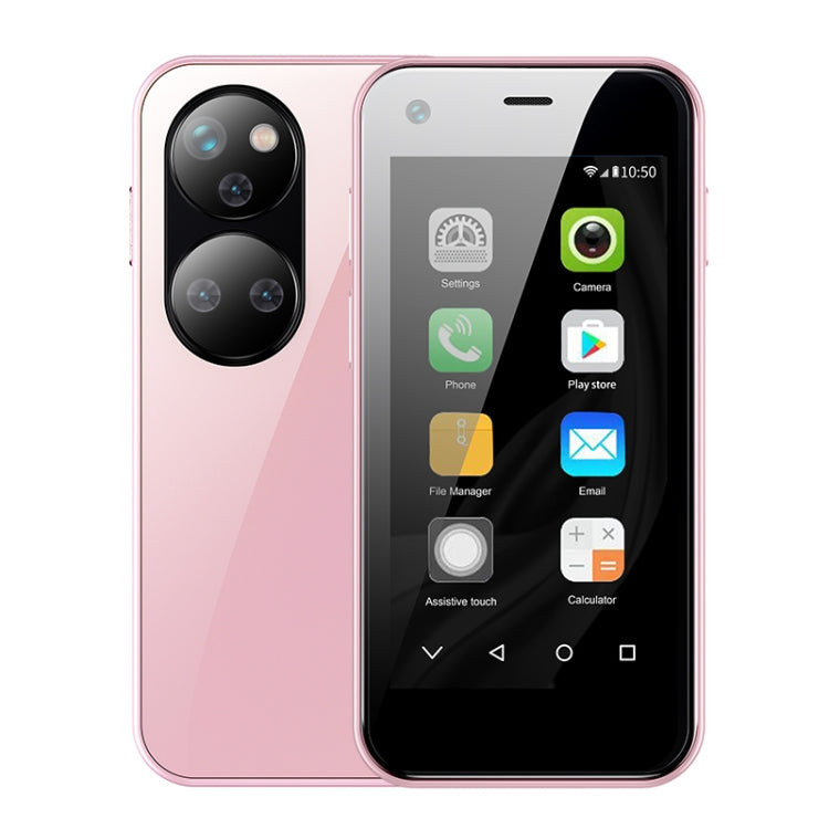 SOYES P40, 1GB+8GB, 2.5 inch MTK6580 Quad Core up to 1.3GHz, Bluetooth, WiFi, FM, Network: 3G, Dual SIM(Pink)