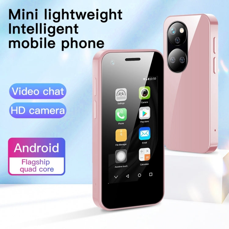 SOYES P40, 1GB+8GB, 2.5 inch MTK6580 Quad Core up to 1.3GHz, Bluetooth, WiFi, FM, Network: 3G, Dual SIM(Pink)