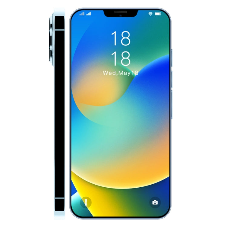 i13 Pro Max N83, 1GB+16GB, 6.1 inch Notch Screen, Face Identification, Android 6.0 Spreadtrum 7731G Quad Core, Network: 3G, Dual SIM(Blue) - by PMC Jewellery | Online Shopping South Africa | PMC Jewellery | Buy Now Pay Later Mobicred