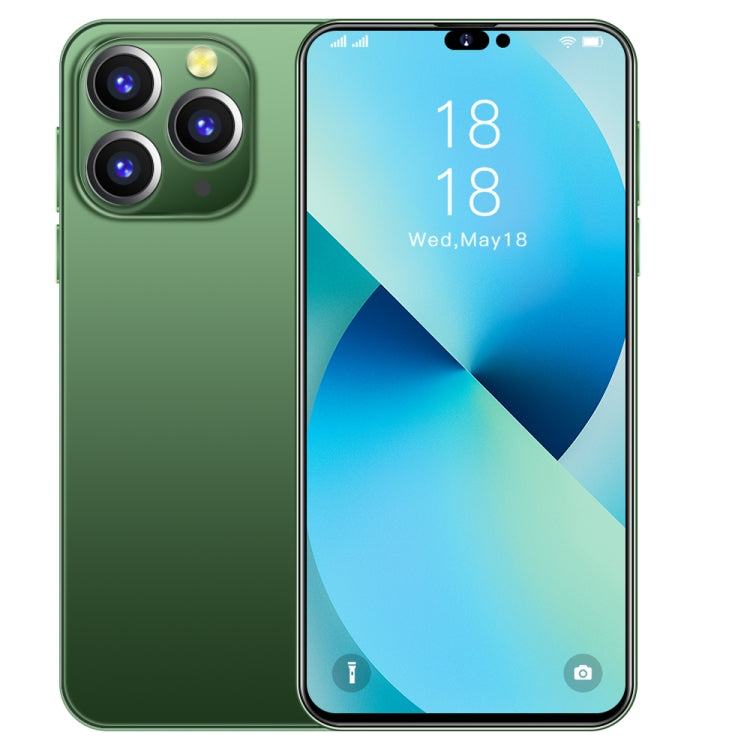 i14 Pro Max N85, 1GB+16GB, 6.3 inch Screen, Face Identification, Android 6.0 Spreadtrum 7731G Quad Core, Network: 3G, Dual SIM(Green)